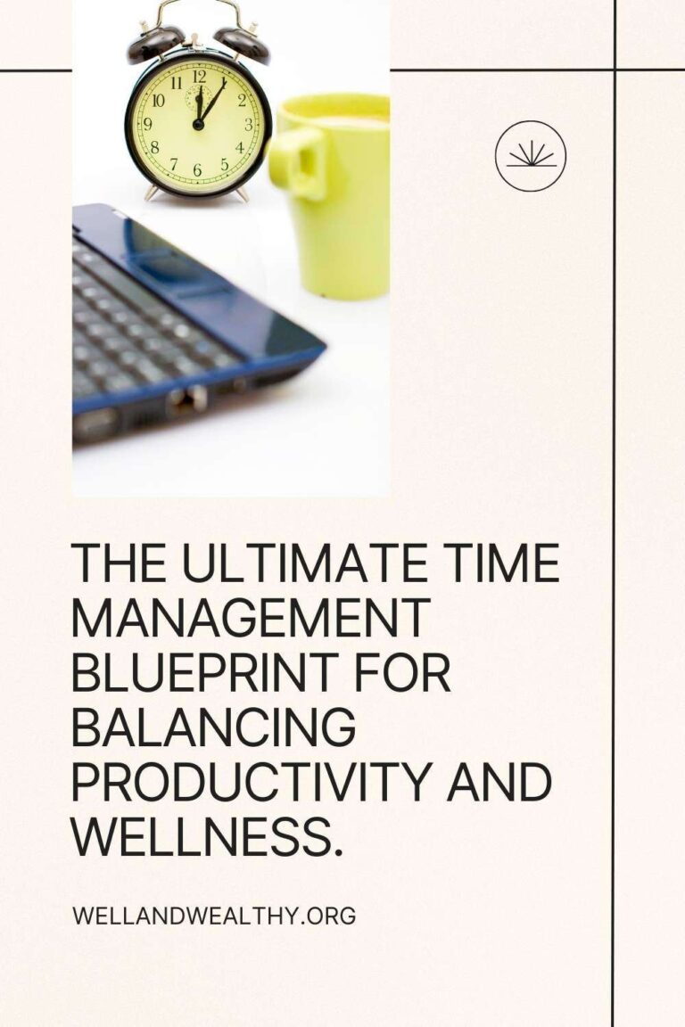 Master Your Time & Wellness | Ultimate Productivity Blueprint 2025
