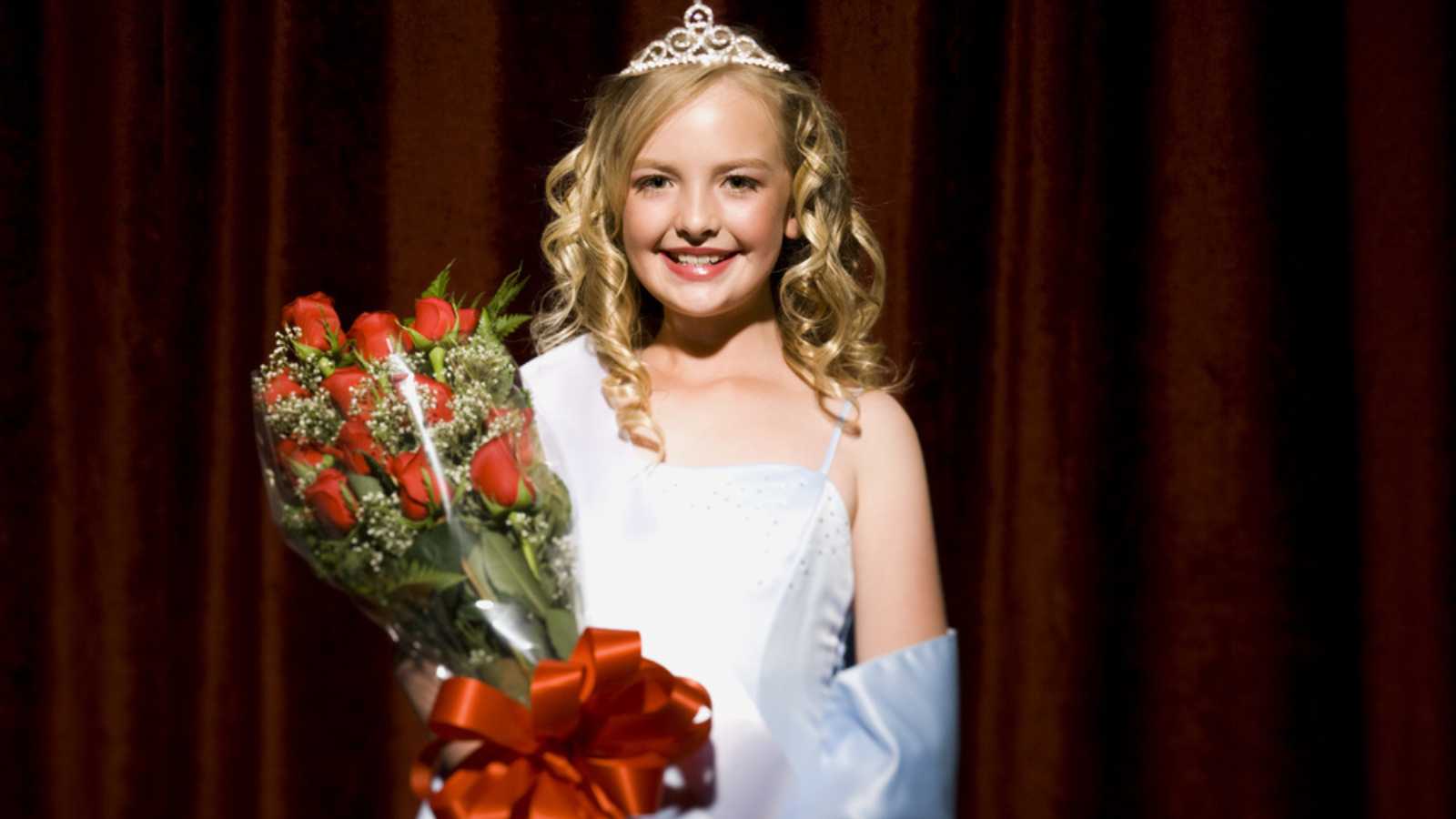 Child beauty contestant