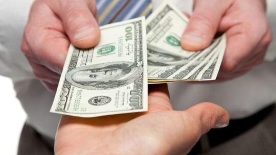 Savings from the 100 envelope challenge