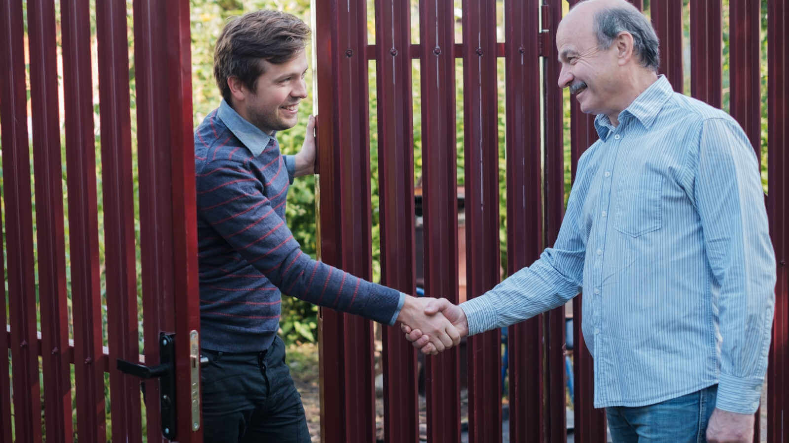 Neighbors Hand Shake