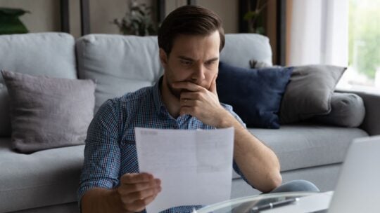 man reading letter, accountant calculate, anxiety depressed, bad statistics, bill receipt, budget paperwork, business bankruptcy, businessman analyze, concept finance, confident serious, consider, debt worried, decision overcharge, document check, domestic service, economy crisis, expression bookkeeper, failure analysis, financial paper, freelancer work, frustrated research, income loss, information lost, internet credit, investment management, job pressure, loan risk, male 20s, man pensive, millennial entrepreneur, news notification, online money, overspend solve, pay counting, payment notice, people computer, person ponder, professional 30s, profit distress, report problem, review invoice, sad plan, savings calculator, solution focused, tax stress, thoughtful young, trouble read, unhappy manage, upset laptop, user think