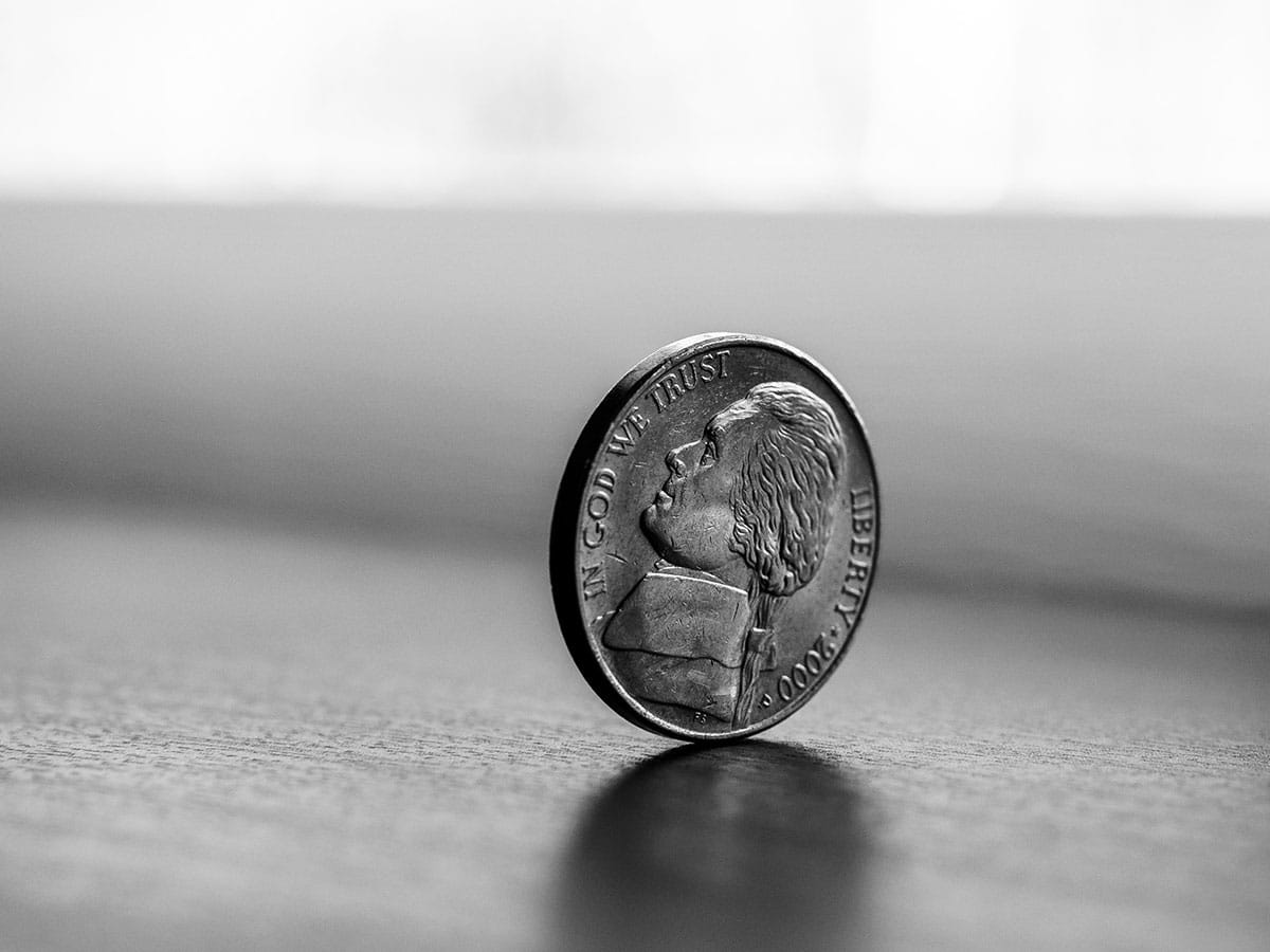 A nickel for the 365 day nickel challenge.